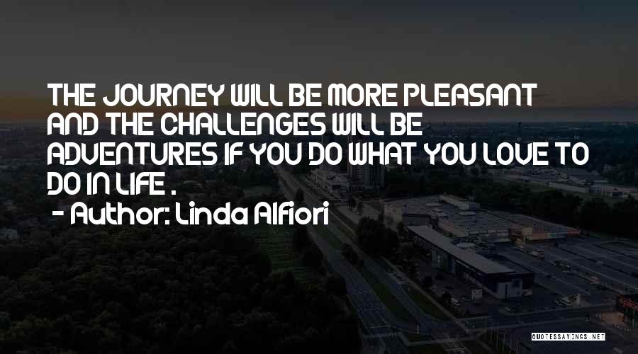 Life Journey Success Quotes By Linda Alfiori