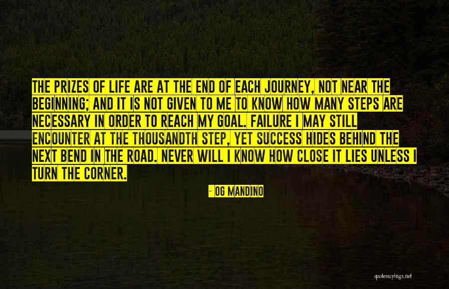 Life Journey Success Quotes By Og Mandino