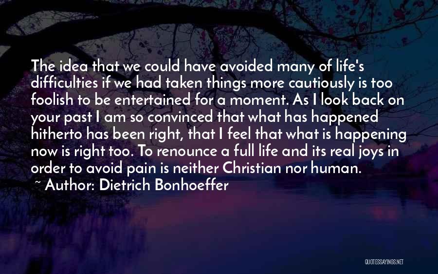 Life Joys Quotes By Dietrich Bonhoeffer