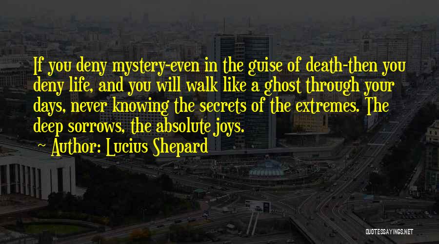 Life Joys Quotes By Lucius Shepard