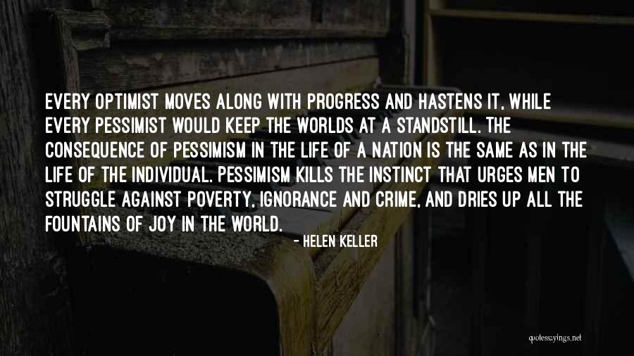 Life Keep Moving Quotes By Helen Keller