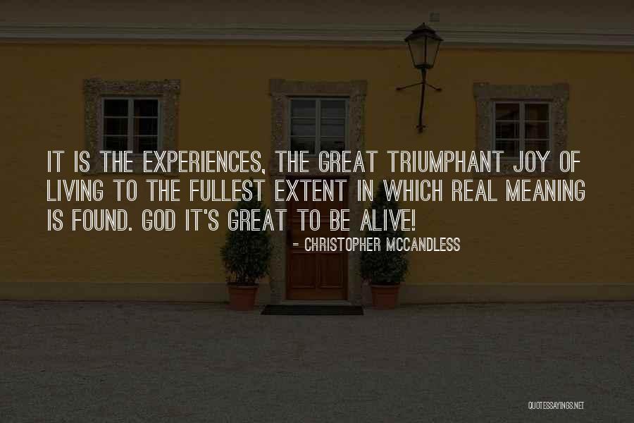 Life Knocking You Down Quotes By Christopher McCandless Life Knocking You Down Quotes By Christopher McCandless