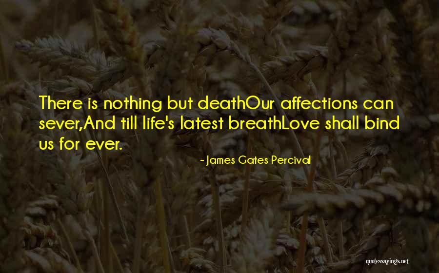Life Latest Quotes By James Gates Percival Life Latest Quotes By James Gates Percival