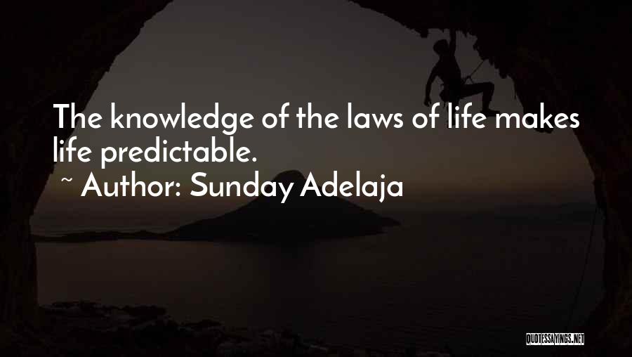 Life Laws Quotes By Sunday Adelaja