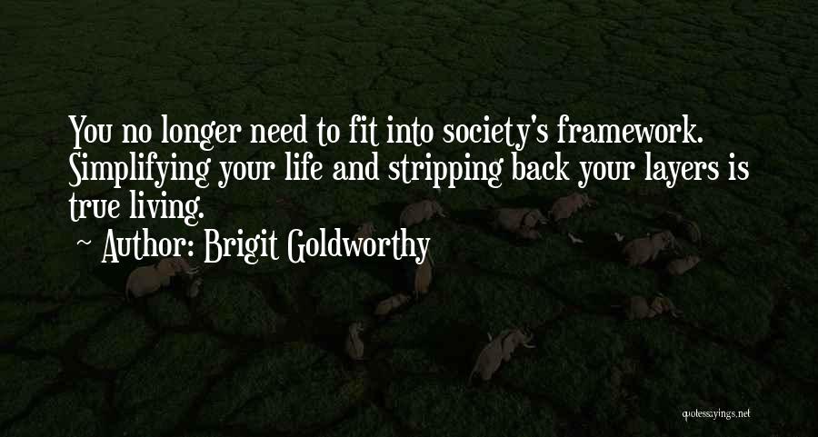 Life Layers Quotes By Brigit Goldworthy