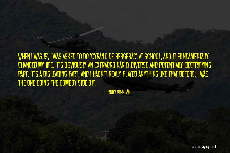 Life Leading Quotes By Rory Kinnear Life Leading Quotes By Rory Kinnear