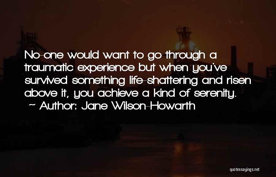 Life Lessons And Experience Quotes By Jane Wilson-Howarth