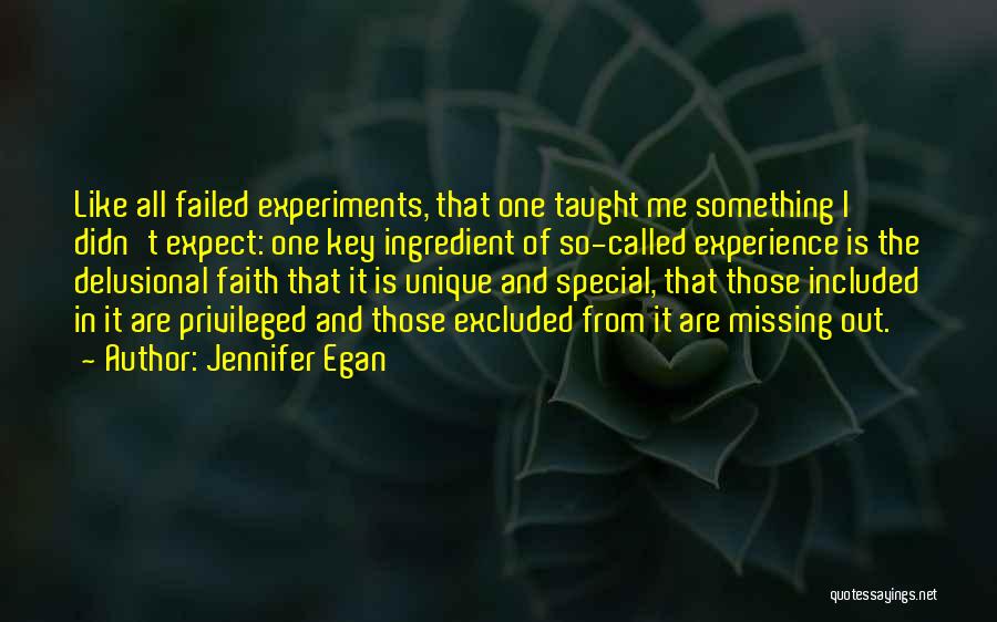 Life Lessons And Experience Quotes By Jennifer Egan