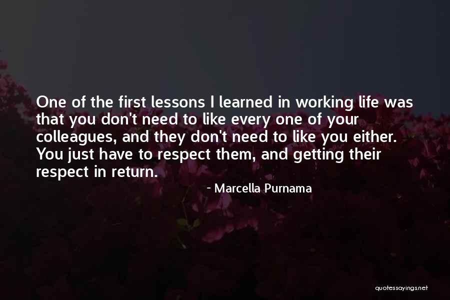 Life-lessons-fact-wisdom Quotes By Marcella Purnama