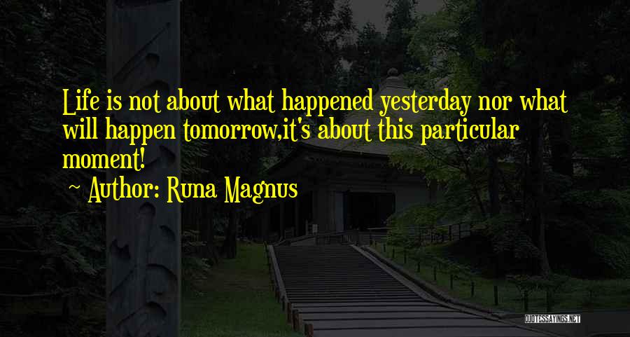 Life Lessons Happiness Quotes By Runa Magnus