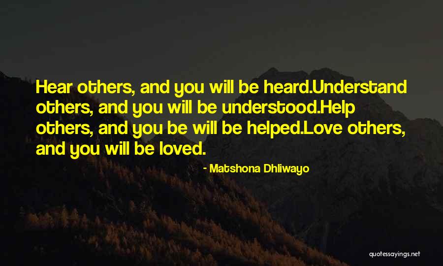 Life Lessons Of Love Quotes By Matshona Dhliwayo