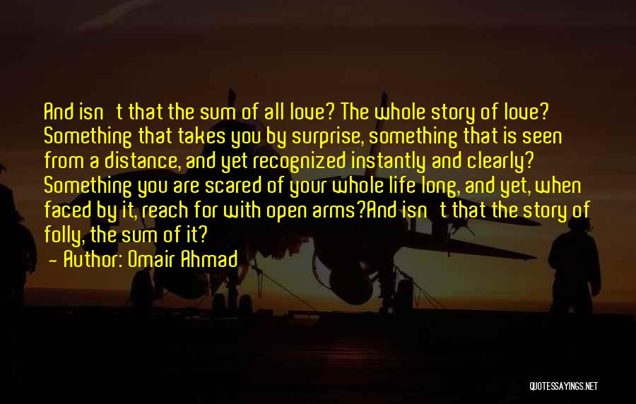 Life Lessons Of Love Quotes By Omair Ahmad