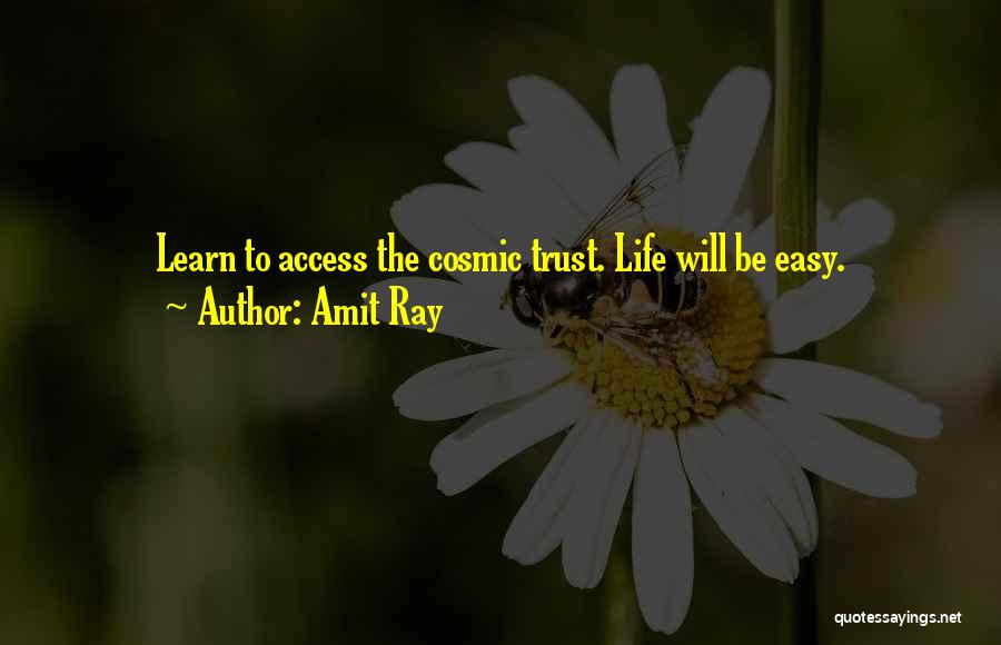 Life Lessons Trust Quotes By Amit Ray