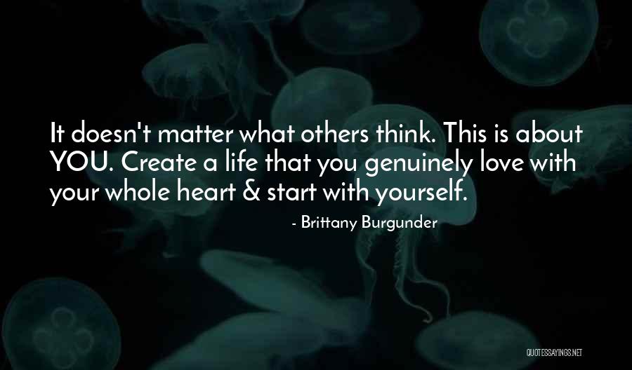 Life Lessons With Love Quotes By Brittany Burgunder