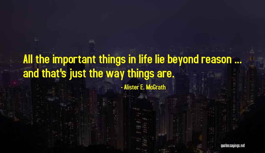 Life Lie Quotes By Alister E. McGrath