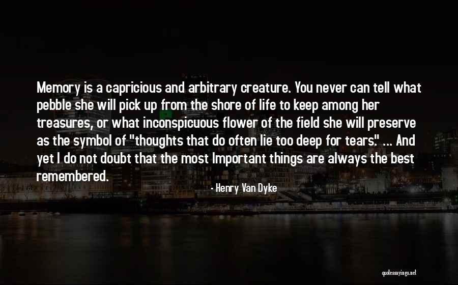 Life Lie Quotes By Henry Van Dyke