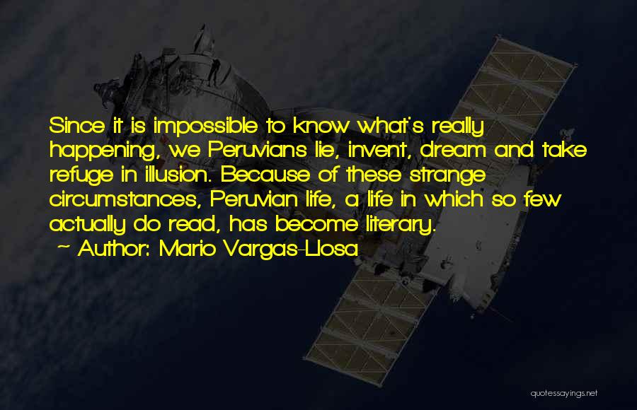 Life Lie Quotes By Mario Vargas-Llosa