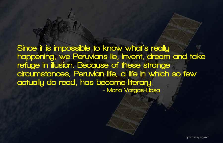 Life Lie Quotes By Mario Vargas-Llosa