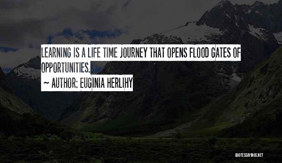 Life Life Is A Journey Quotes By Euginia Herlihy