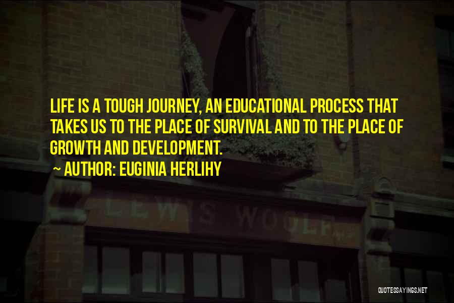 Life Life Is A Journey Quotes By Euginia Herlihy