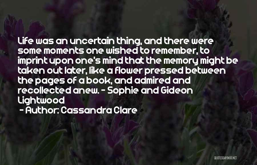 Life Like A Book Quotes By Cassandra Clare