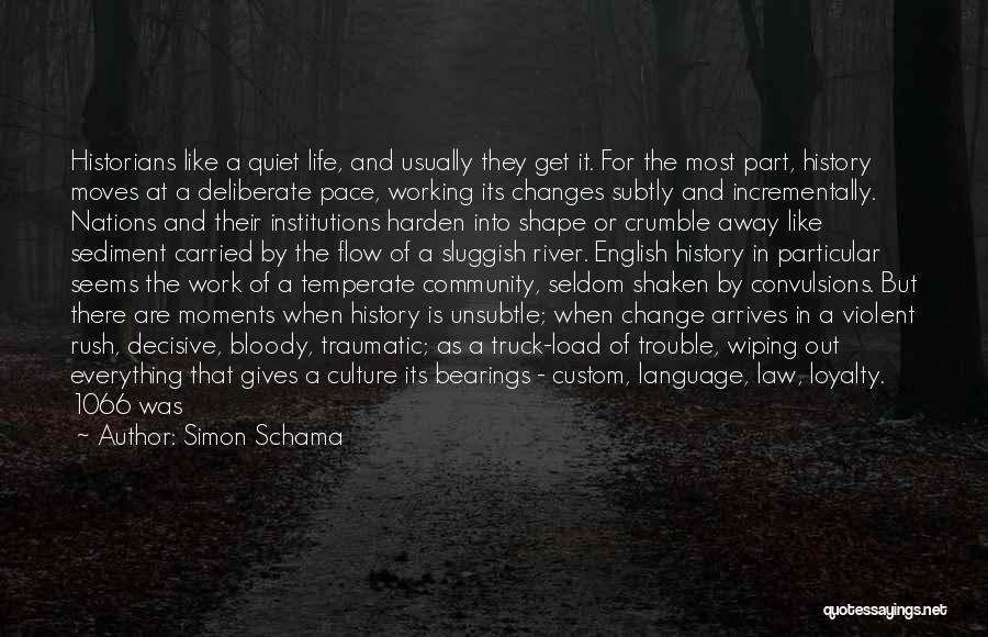Life Like A River Quotes By Simon Schama