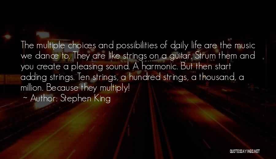 Life Like Guitar Quotes By Stephen King