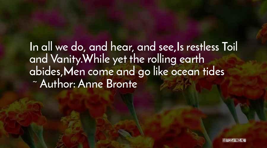 Life Like The Ocean Quotes By Anne Bronte