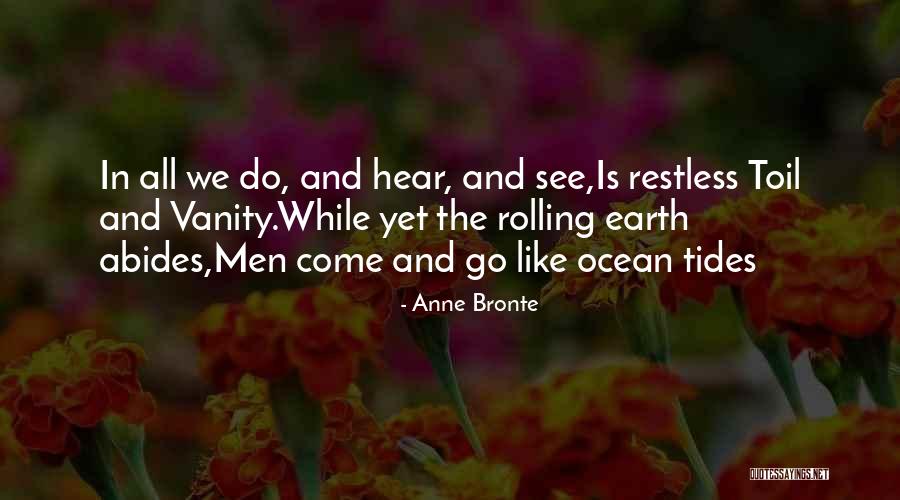 Life Like The Ocean Quotes By Anne Bronte