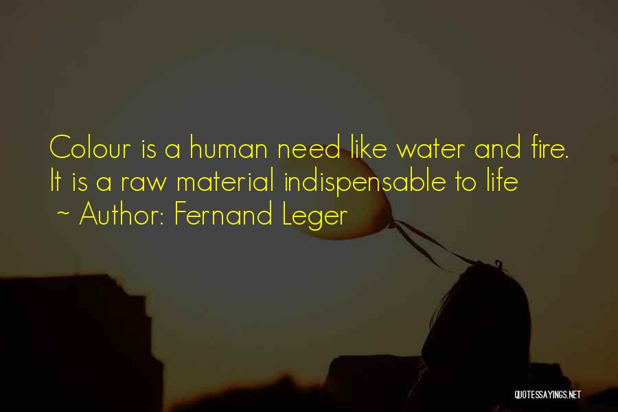 Life Like Water Quotes By Fernand Leger