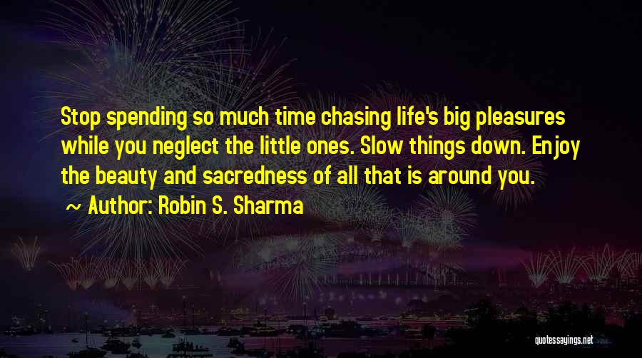 Life Little Pleasures Quotes By Robin S. Sharma