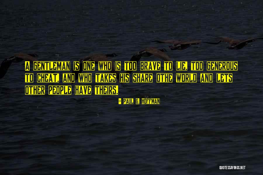 Life Lost Problems Fixing Quotes By Paul G. Hoffman Life Lost Problems Fixing Quotes By Paul G. Hoffman