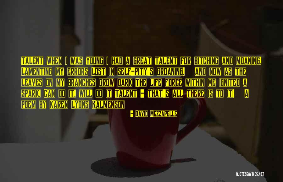 Life Lost Too Young Quotes By David Mezzapelle Life Lost Too Young Quotes By David Mezzapelle