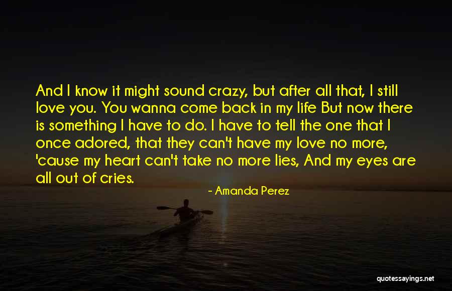 Life Love And Lies Quotes By Amanda Perez