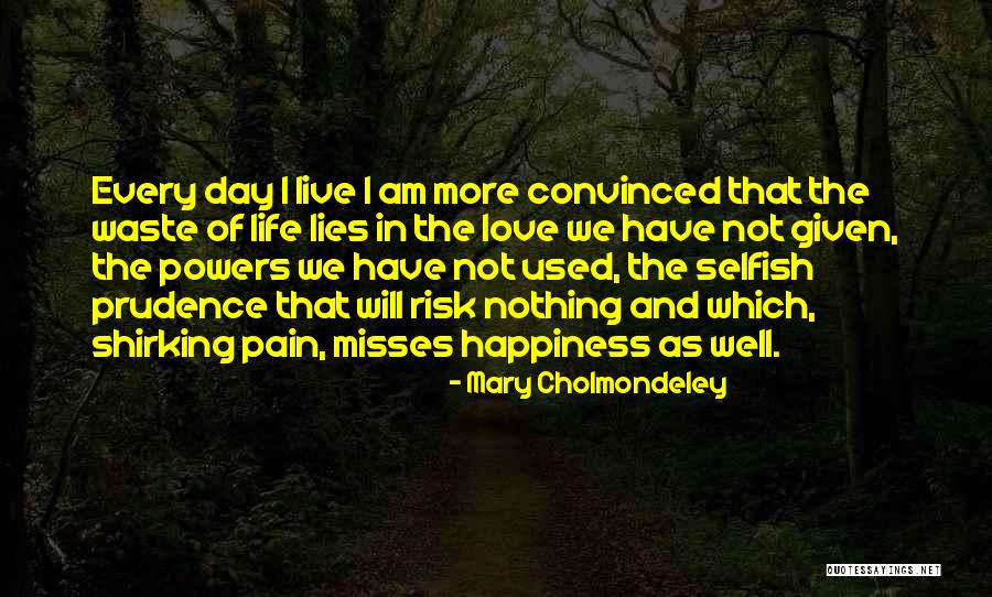 Life Love And Lies Quotes By Mary Cholmondeley