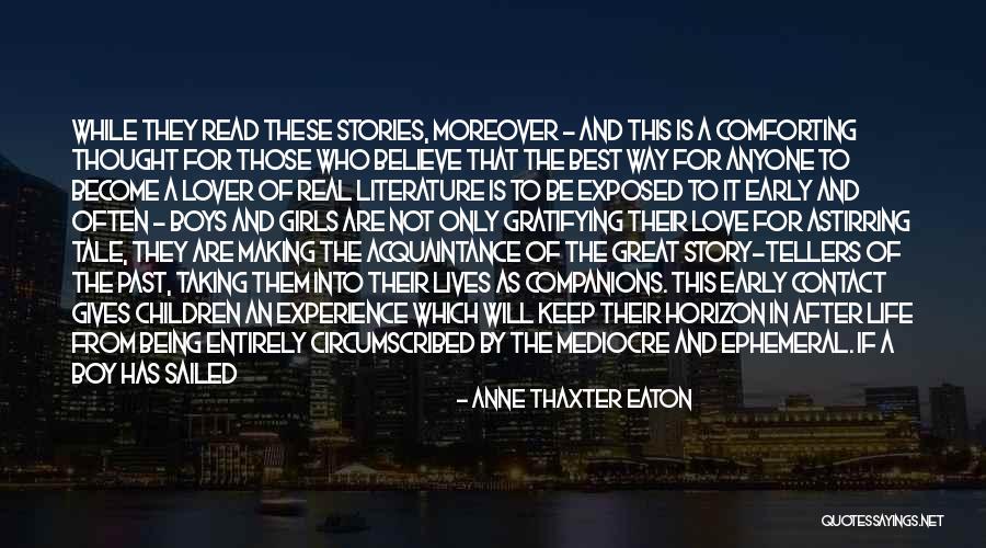 Life Lover Quotes By Anne Thaxter Eaton