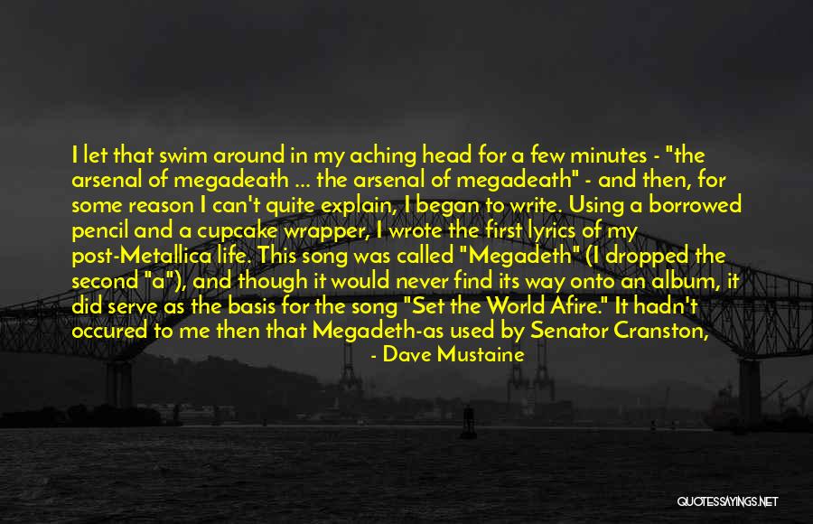 Life Lyrics Quotes By Dave Mustaine Life Lyrics Quotes By Dave Mustaine