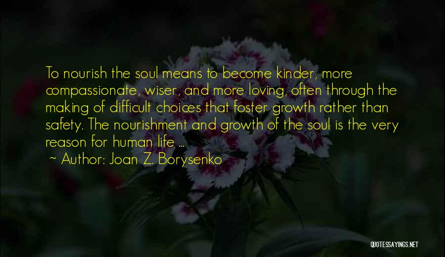 Life Making Choices Quotes By Joan Z. Borysenko