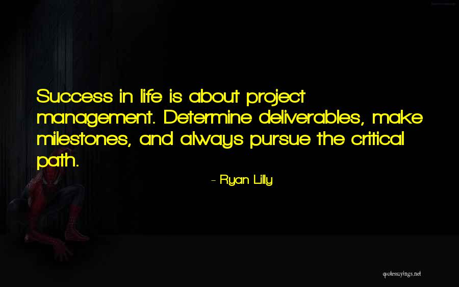 Life Management Quotes By Ryan Lilly Life Management Quotes By Ryan Lilly