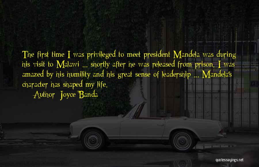 Life Mandela Quotes By Joyce Banda