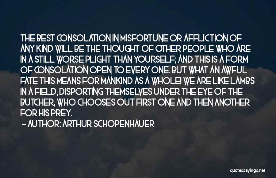 Life Mankind Quotes By Arthur Schopenhauer