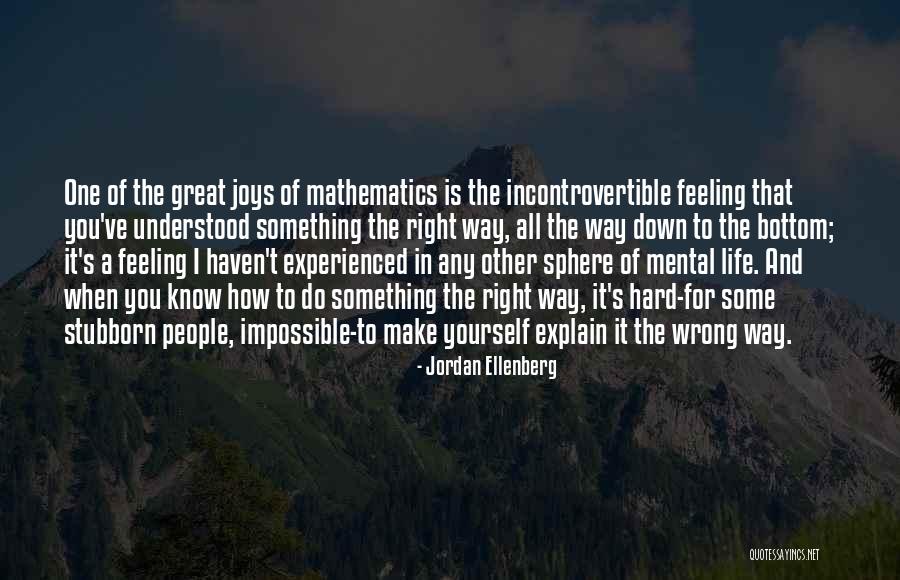 Life Mathematics Quotes By Jordan Ellenberg Life Mathematics Quotes By Jordan Ellenberg