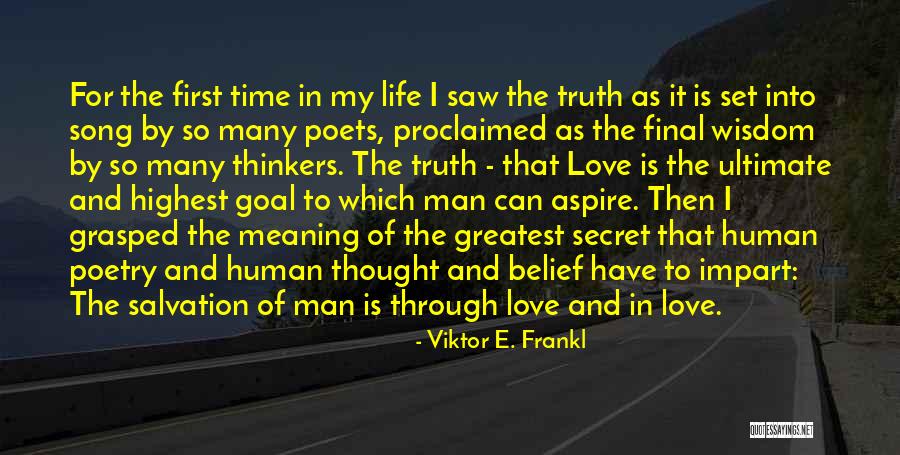 Life Meaning Love Quotes By Viktor E. Frankl