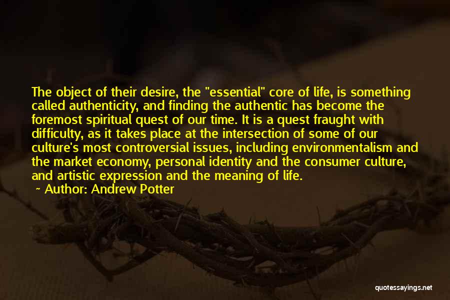 Life Meaning Something Quotes By Andrew Potter