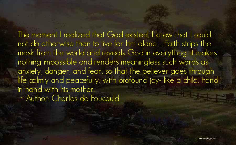 Life Meaningless Quotes By Charles De Foucauld