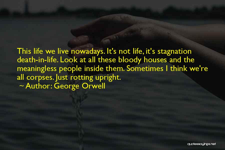 Life Meaningless Quotes By George Orwell