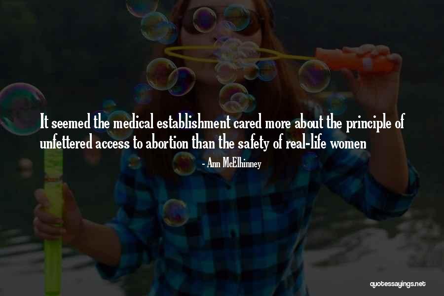 Life Medical Quotes By Ann McElhinney