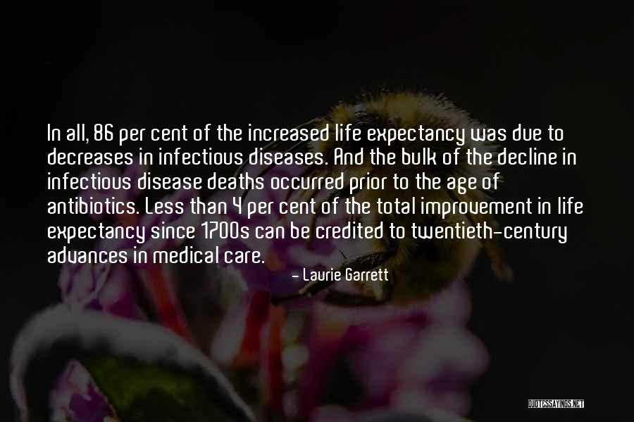 Life Medical Quotes By Laurie Garrett