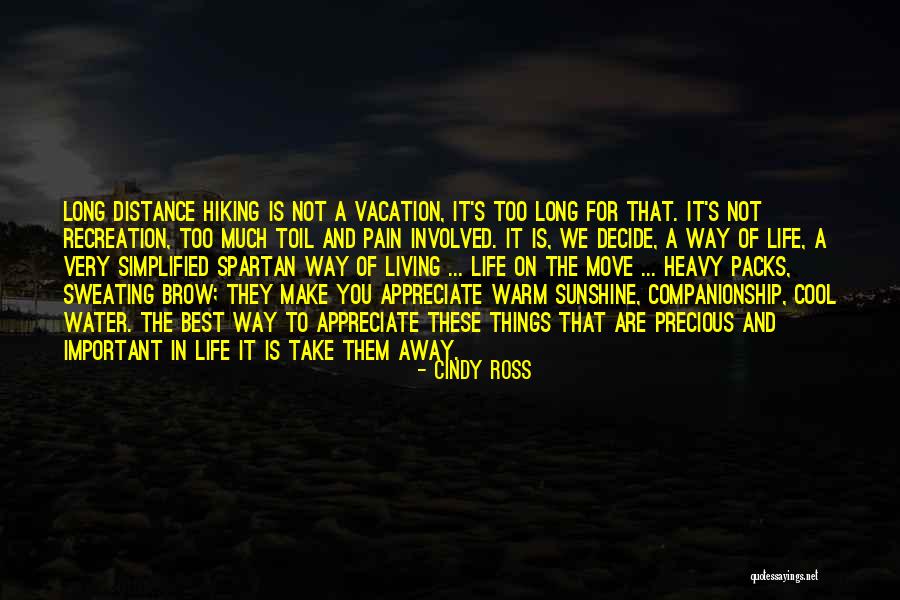 Life Move On Quotes By Cindy Ross