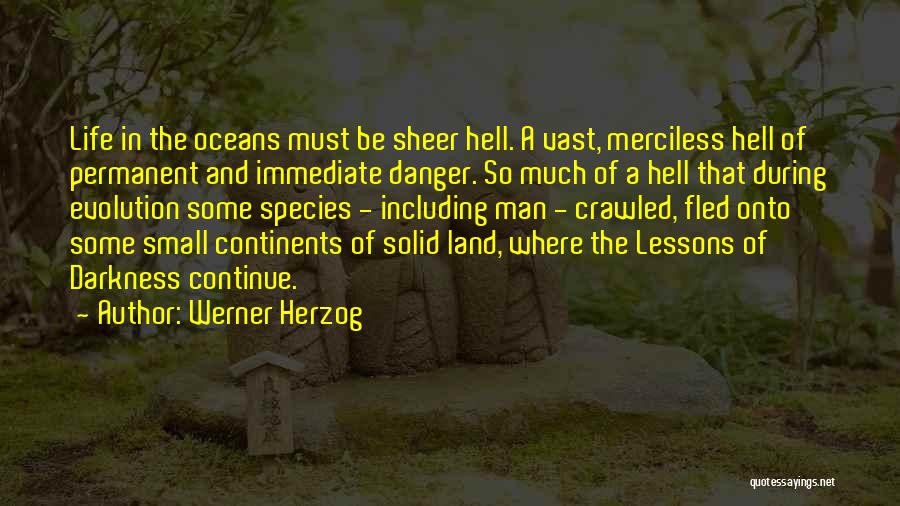 Life Must Continue Quotes By Werner Herzog